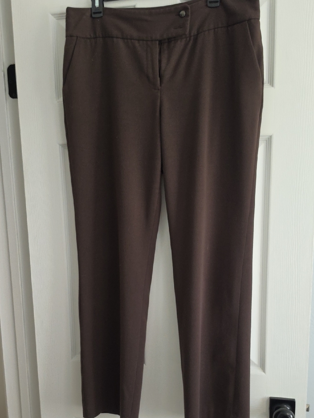 Apt. 9 Brown Straight-Leg Trousers